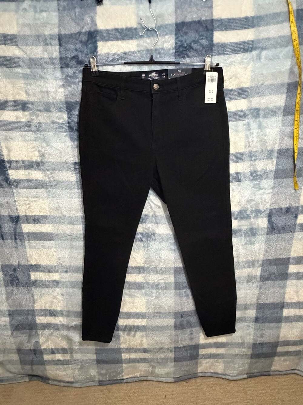 Hollister Ultra High-Rise Super Skinny Black Jeans 15R